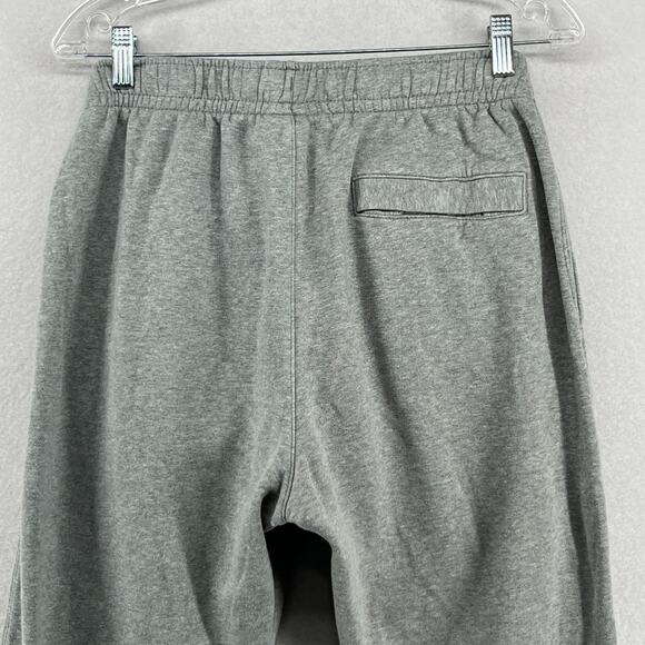 NIKE Sweatpants Mens M Sportswear Club Fleece Elastic Waist Cotton Blend Gray - Picture 4 of 13